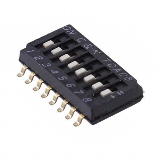 TDA08H0SB1R SWITCH SLIDE DIP SPST 25MA 24V