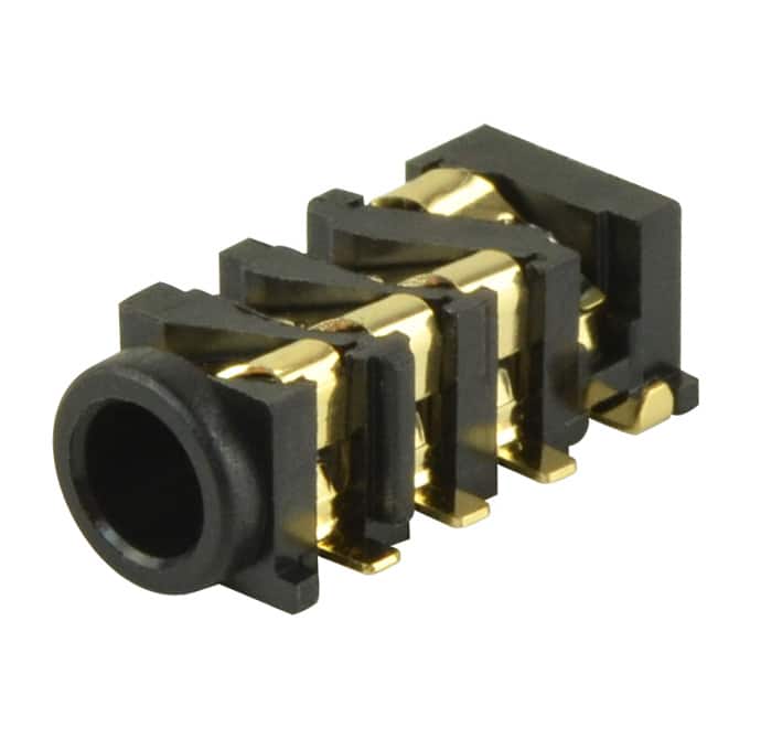 SJ2-35984D-SMT-TR AUDIO JACK, 3.5 MM, RT, 4 CONDUC