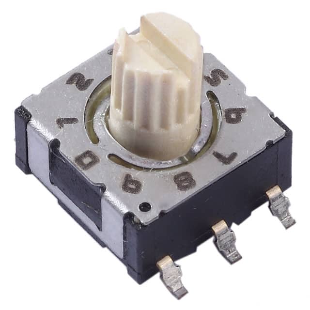 220AMC10R SWITCH ROTARY DIP BCD 100MA 50V