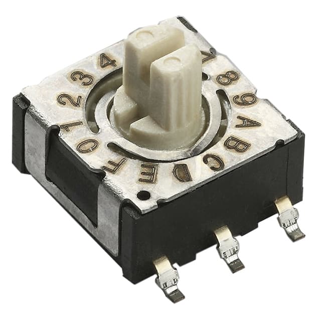 220AMB16R SWITCH ROTARY DIP HEX 100MA 50V