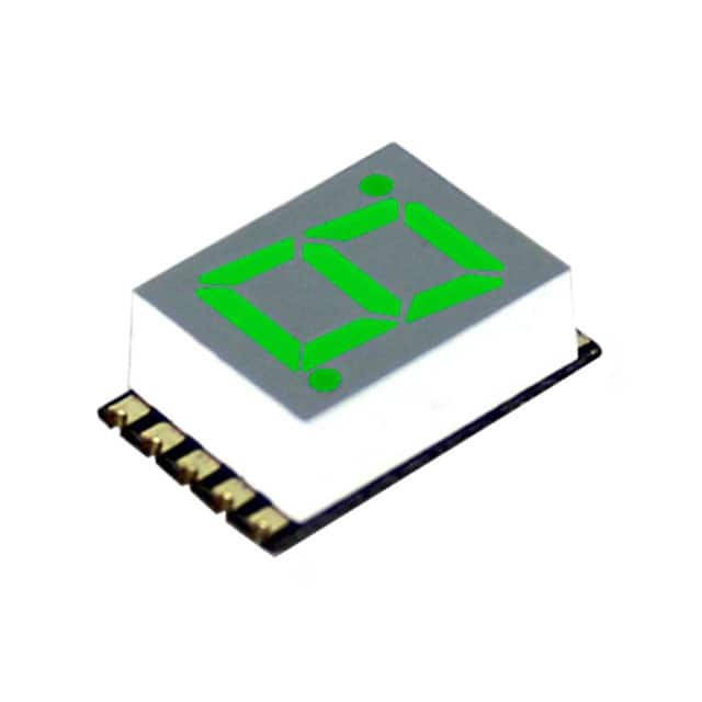 DSM7TA28105T DISPLAY 7SEG 0.28" SGL GRN 10SMD