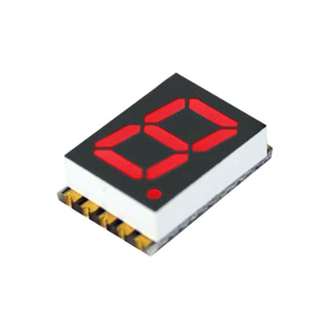 DSM7TA39101T DISPLAY 7SEG 0.39" SGL RED 10SMD