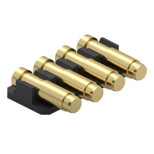 319-10-104-40-080001 CONN SPRING TARGET 4POS R/A SMD