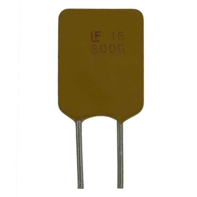 16R600GPR PTC RESET FUSE 16V 6A RADIAL