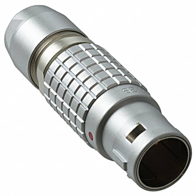 FGG.2B.302.CLAD92Z CONN PLUG MALE 2P GOLD SLDR CUP