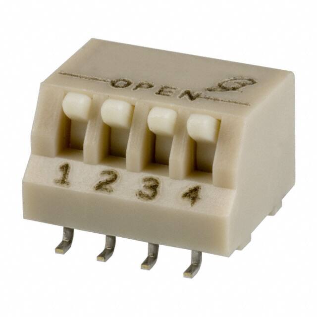 76HPSB04GWRT SWITCH PIANO DIP SPST 150MA 30V