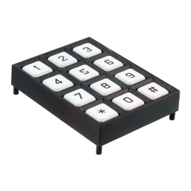 83AB1-102 SWITCH KEYPAD 12 KEY 0.01A 24V