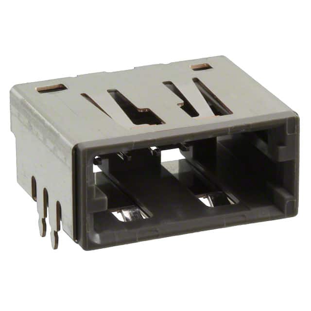 GT17H-4P-2H CONN AUTO LAN PLUG 4P SLD RA SMD