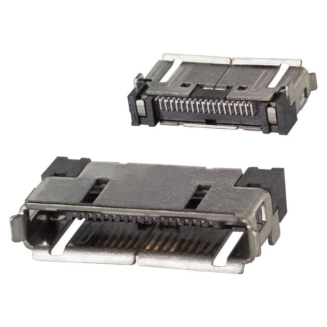 ST60-18P CONN RCPT 18P 0.02 GOLD EDGE MNT