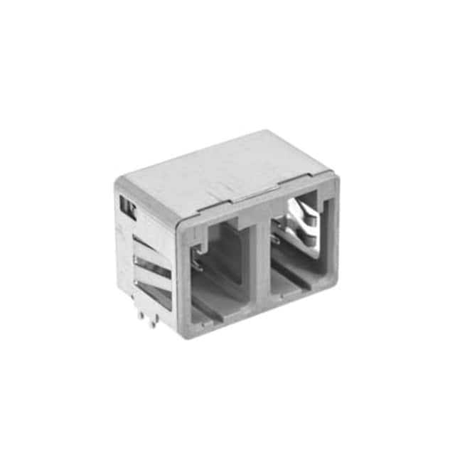 GT17HN-4/4DP-2H(BC)(14) CONN AUTO LAN PLUG 1X2 8P RA SMD