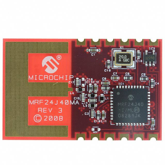 MRF24J40MAT-I/RM RF TXRX MOD 802.15.4 TRC ANT SMD