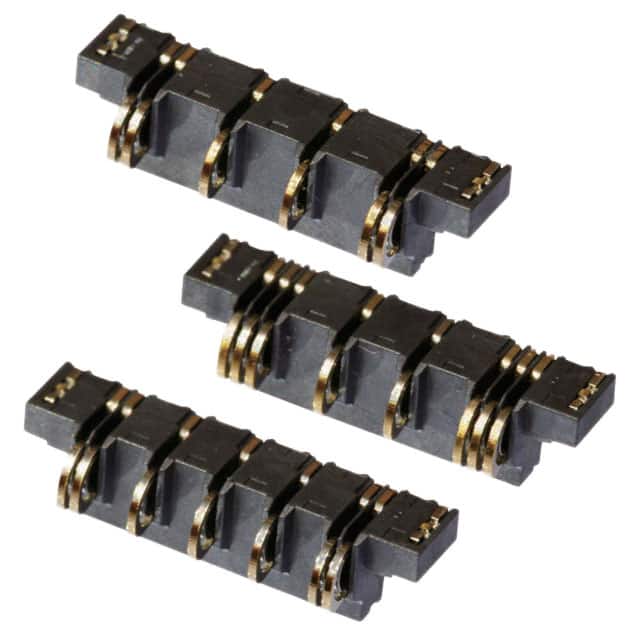 XD2B-0406-26A CONN SPRING BATTERY 6POS EDGE