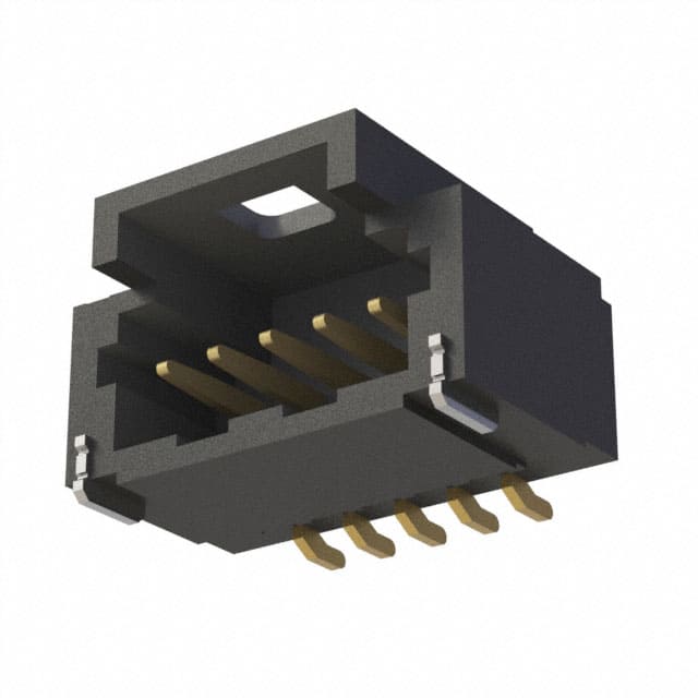 T1M-05-F-SH-L-K CONN HEADER SMD R/A 5POS 1MM
