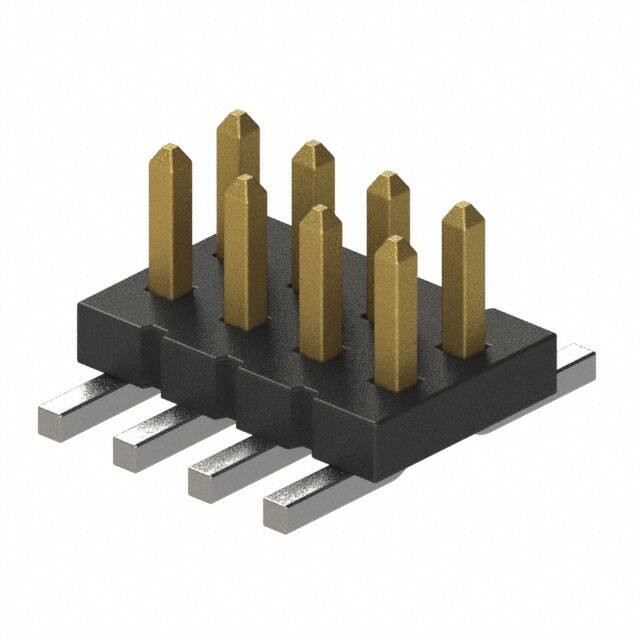 FTS-104-02-L-DV-P-TR CONN HEADER SMD 8POS 1.27MM
