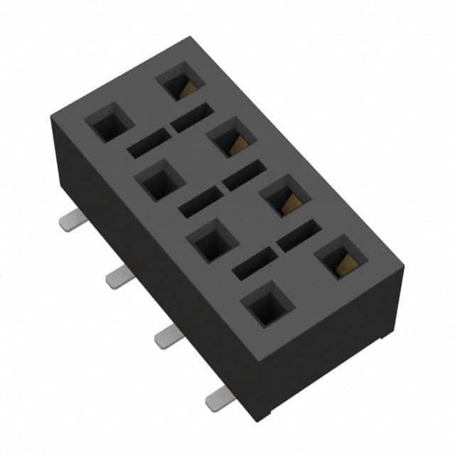 HLE-104-02-F-DV-K CONN RCPT 8POS 0.1 GOLD SMD