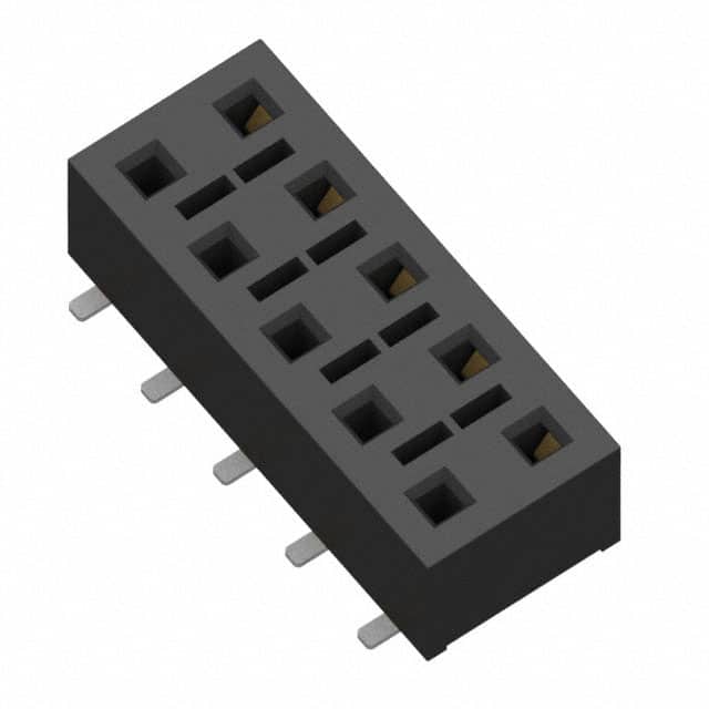 HLE-105-02-S-DV-K CONN RCPT 10POS 0.1 GOLD SMD