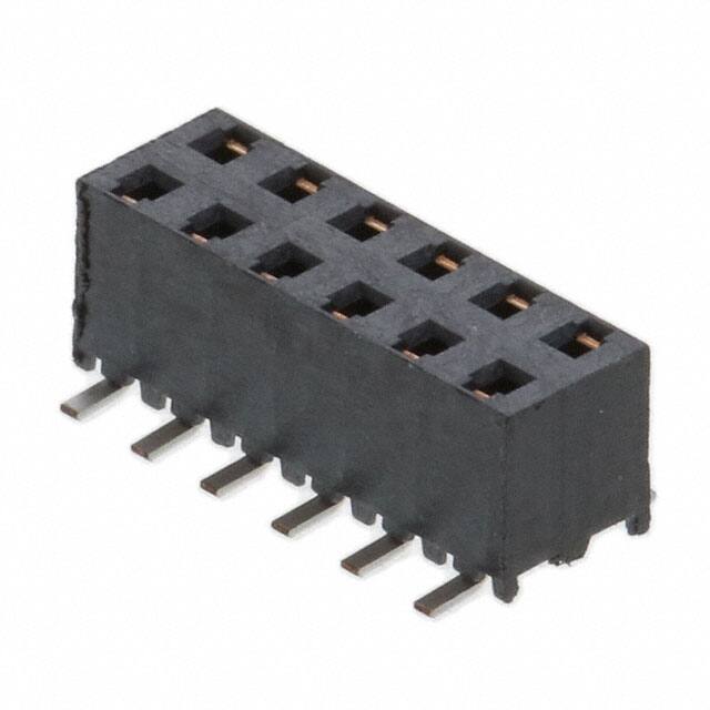 MMS-106-02-L-DV-K-TR CONN RCPT 12POS 0.079 GOLD SMD