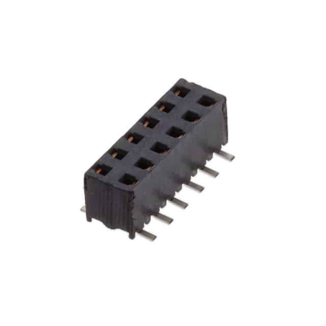 MMS-106-02-L-DV-P-TR CONN RCPT 12POS 0.079 GOLD SMD