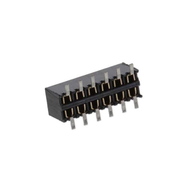 MMS-106-02-L-DV-TR CONN RCPT 12POS 0.079 GOLD SMD