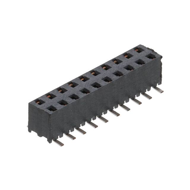 MMS-110-02-L-DV-P-TR CONN RCPT 20POS 0.079 GOLD SMD