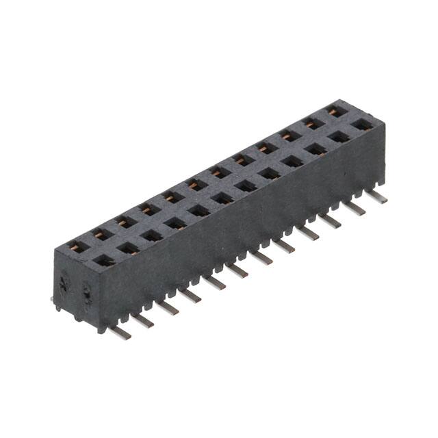 MMS-112-02-L-DV-K-TR CONN RCPT 24POS 0.079 GOLD SMD