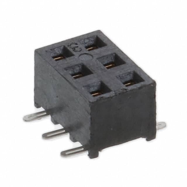 SMM-103-02-S-D-P-TR CONN RCPT 6POS 0.079 GOLD SMD