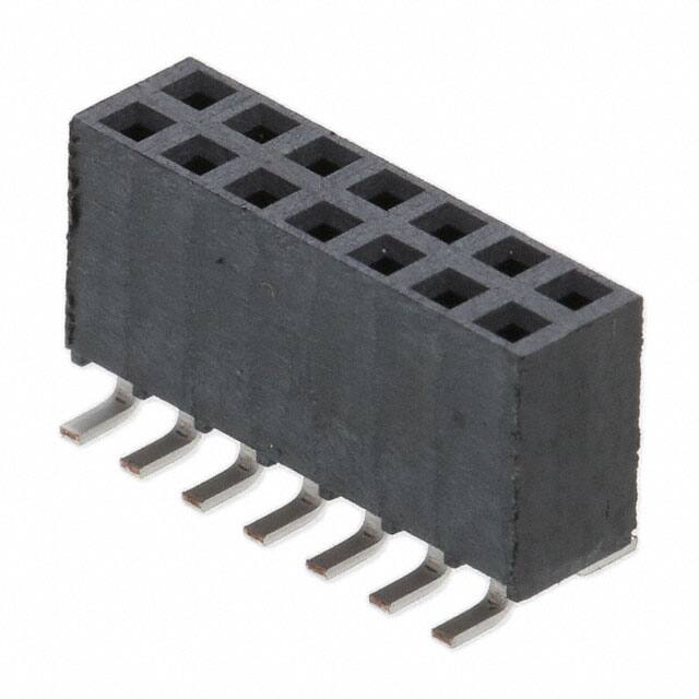 SSW-107-22-S-D-VS-P-TR CONN RCPT 14POS 0.1 GOLD SMD