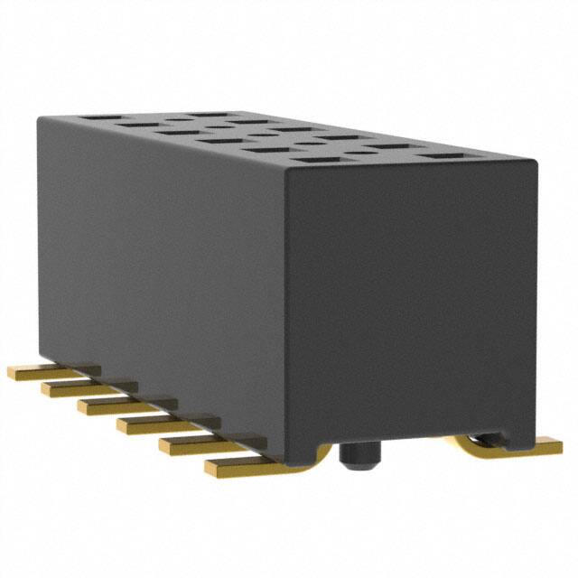 TLE-106-01-G-DV-A CONN RCPT 12POS 0.079 GOLD SMD