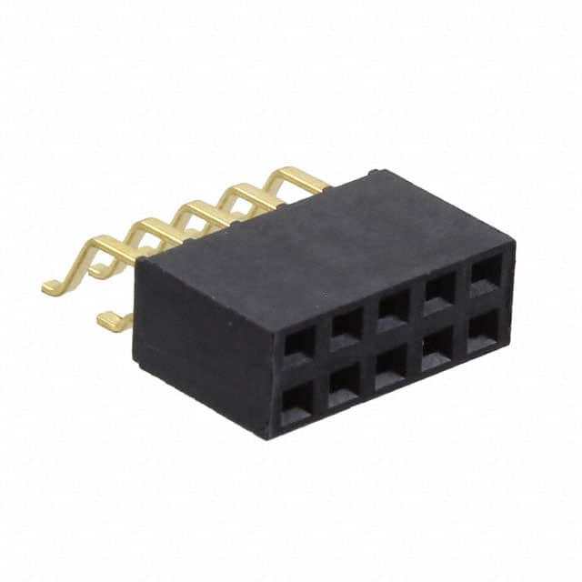 SMH-105-02-G-D-TR CONN RCPT 10POS 0.1 GOLD SMD R/A