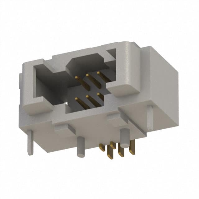 T1M-03-GF-DH CONN HEADER SMD R/A 6POS 1MM