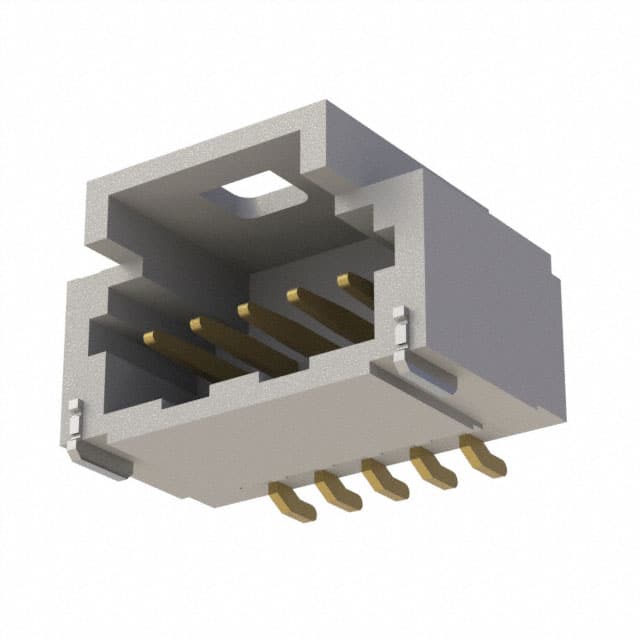 T1M-05-F-SH-L CONN HEADER SMD R/A 5POS 1MM