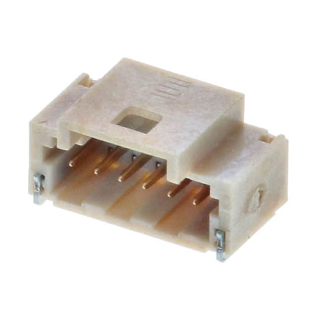 T1M-06-F-SH-L CONN HEADER SMD R/A 6POS 1MM