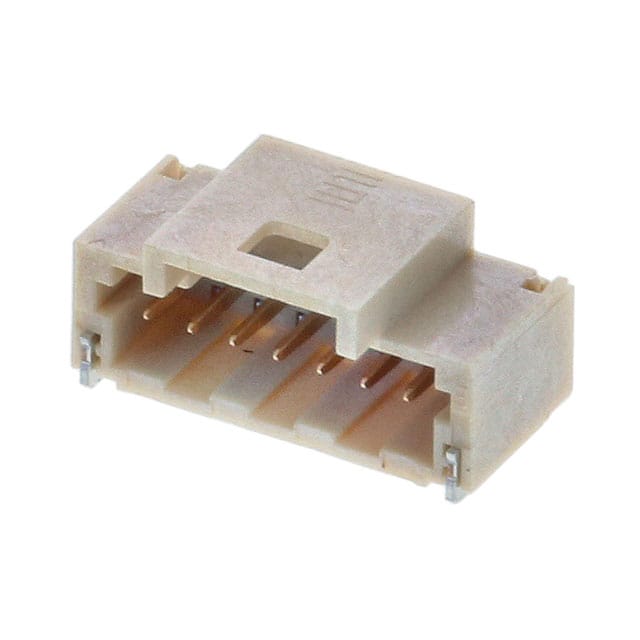 T1M-07-F-SH-L CONN HEADER SMD R/A 7POS 1MM