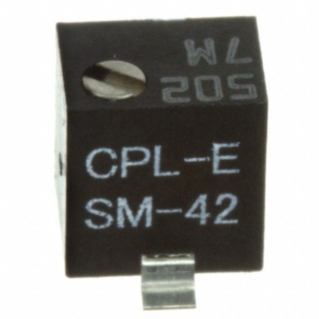 SM-42TX502 TRIMMER 5K OHM 0.25W GW TOP ADJ