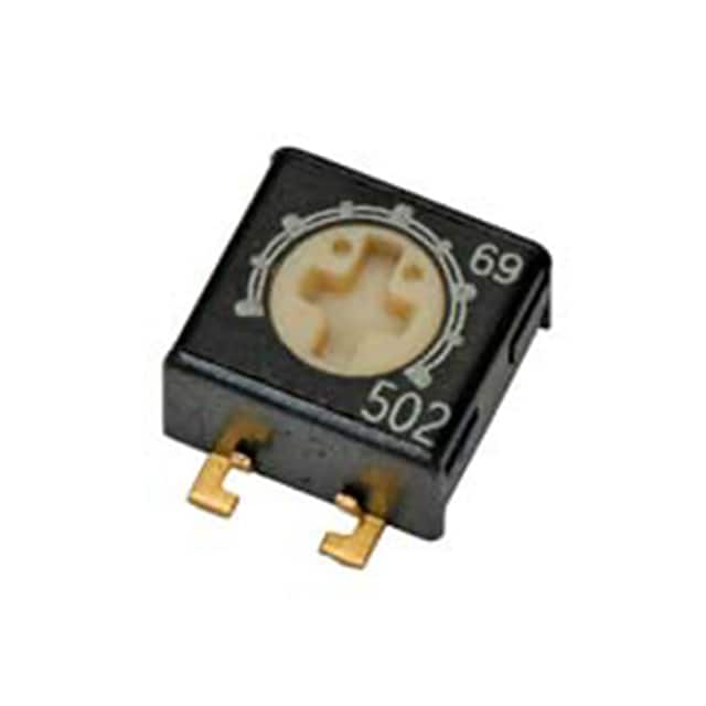 SMUB500PET TRIMMER 50 OHM 0.25W GW TOP ADJ