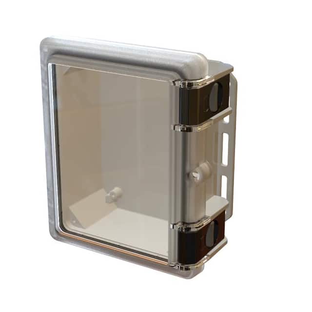 I142HL,TCBG BOX PLAS GRY/CLR 9.710"LX8.23"W