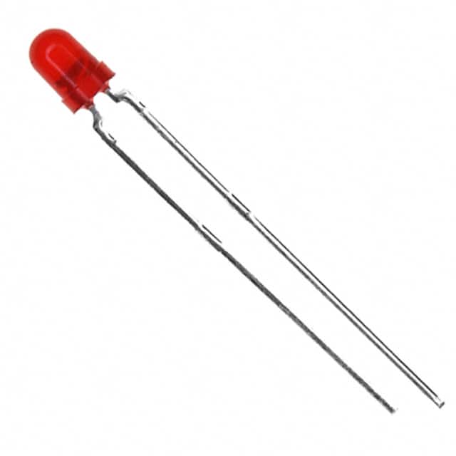 TLDR4400 LED RED DIFFUSED T-1 T/H