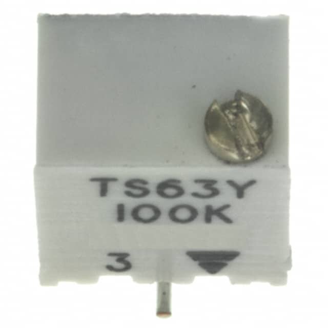 TS63Y104KR10 TRIMMER 100K OHM 0.25W GW TOP