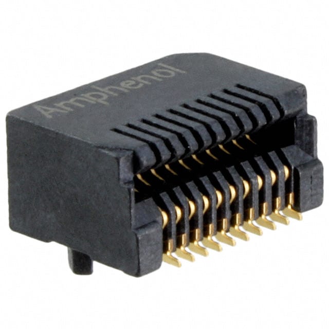 UE76-A20-2000T CONN SFP+ RCPT 20POS SLD R/A SMD