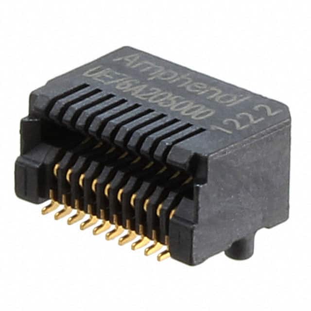 UE76-A20-5000T CONN SFP+ RCPT 20POS SLD R/A SMD