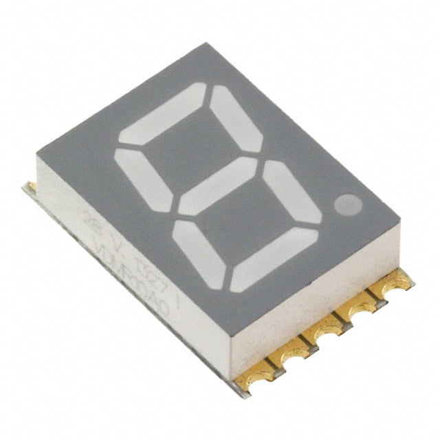 VDMR10A0 DISPLAY 7SEG 0.39" SGL RED 10SMD