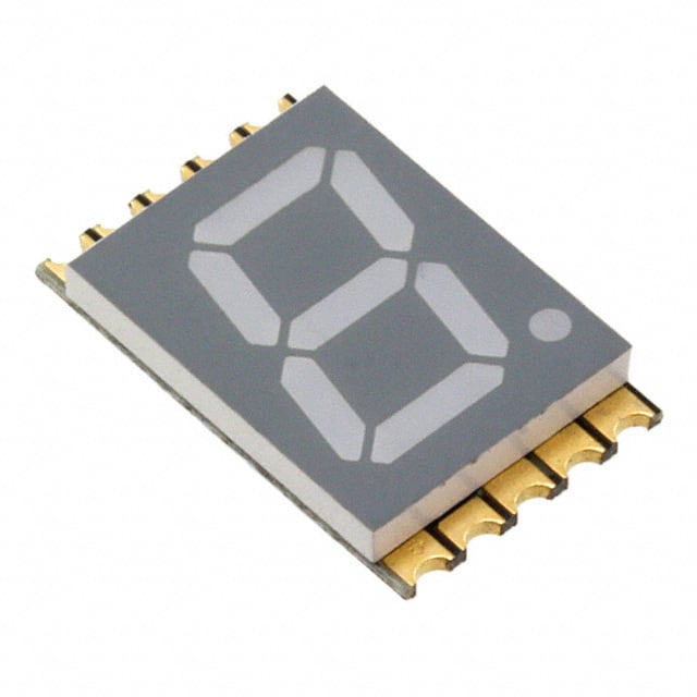 VDMR10A1 DISPLAY 7SEG 0.39" SGL RED 10SMD