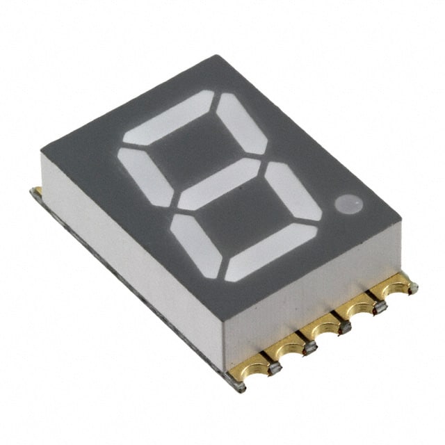 VDMY10A0 DISPLAY 7SEG 0.39" SGL YLW 10SMD