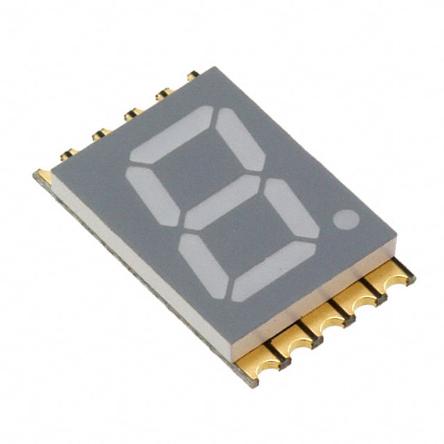 VDMY10A1 DISPLAY 7SEG 0.39" SGL YLW 10SMD