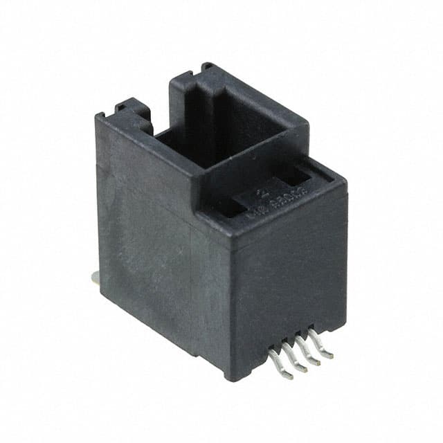 0855105117 CONN MOD JACK 4P4C VERT UNSHLD