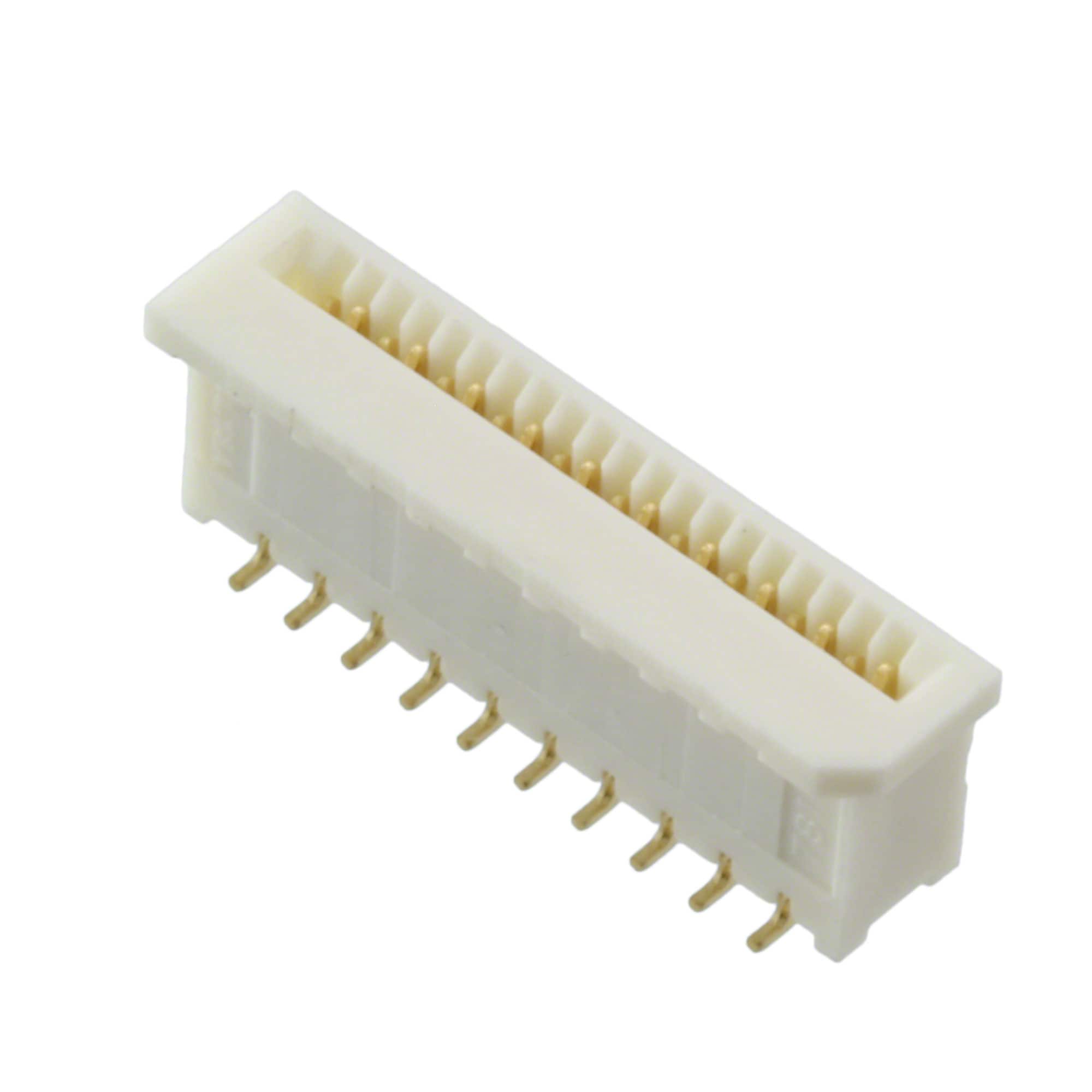 0781191208 CONN FFC VERT 20POS 0.5MM SMD