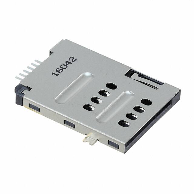 1050340001 CONN SIM CARD PUSH-PUSH R/A SMD