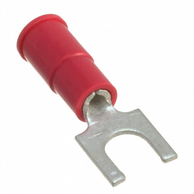 0191300006 CONN SPADE TERM 18-22AWG #8 RED