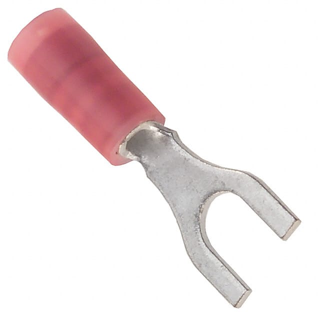 0191980004 CONN SPADE TERM 18-22AWG #8 RED
