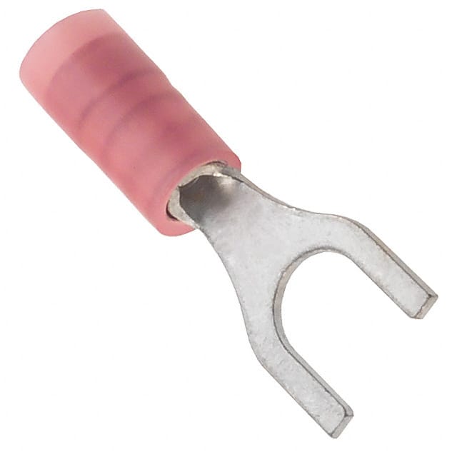 0191980006 CONN SPADE TERM 18-22AWG #10 RED